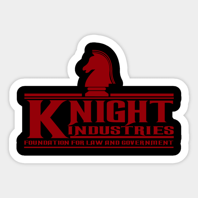 Knight Industries Sticker by SimonBreeze